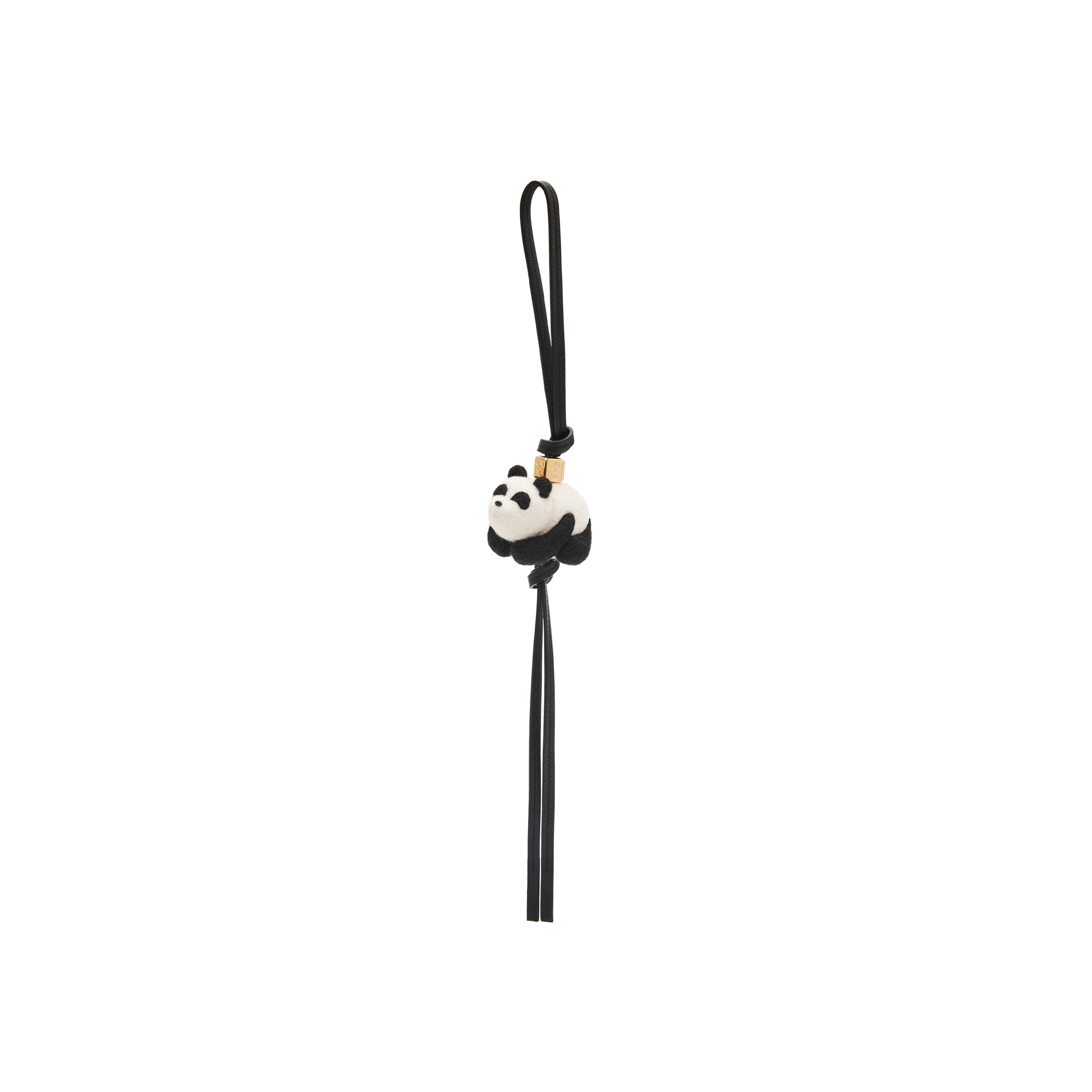 l*ew* panda charm in felt and calfskin c621232xcp
